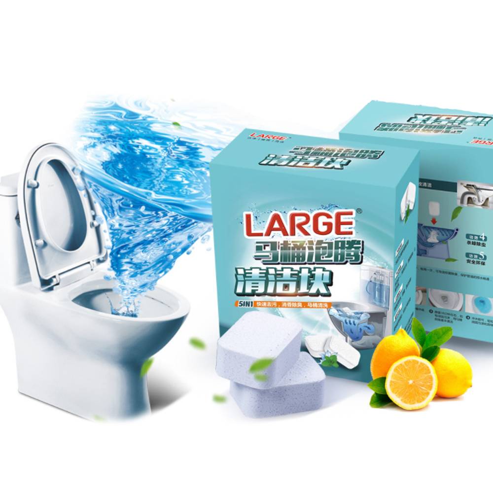 Factory Wholesale Automatic Effervescent Cleaner Bleach Toilet Bowl Deodorant Cleaning Tablets