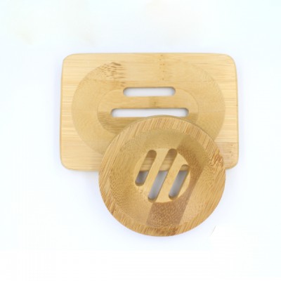 Simple design draining breathable custom printed eco-friendly bamboo soap wood dish