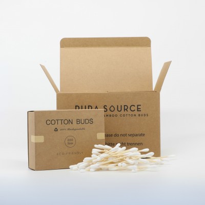 100% biodegradable bamboo cotton buds