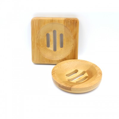 Custom wholesale multiple wood environmental natural bamboo soap dish