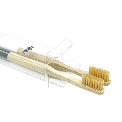 100% organic biodegradable eco friendly bamboo toothbrush with nylon bristles