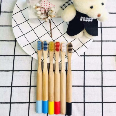 eco-friendly biodegradable bristles organic natural charcoal infused wholesale bamboo toothbrush custom