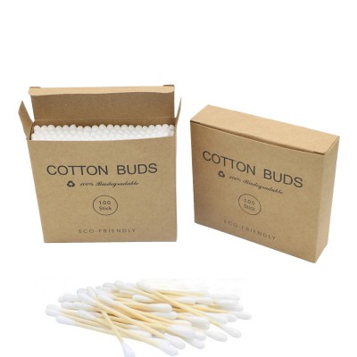 Absorbent cotton good water absorption bamboo stick reusable ear cotton swab